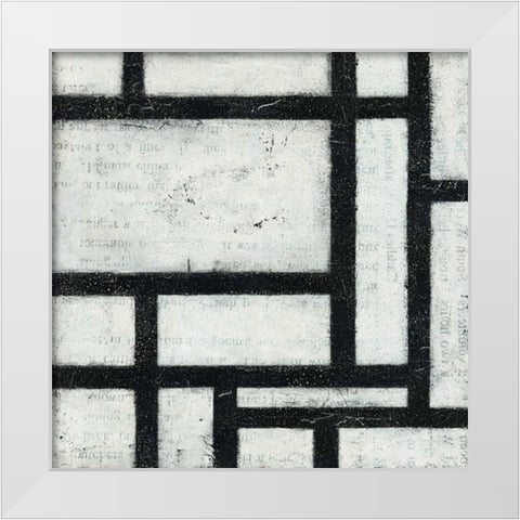 Labyrinth II White Modern Wood Framed Art Print by Hershey, Moira