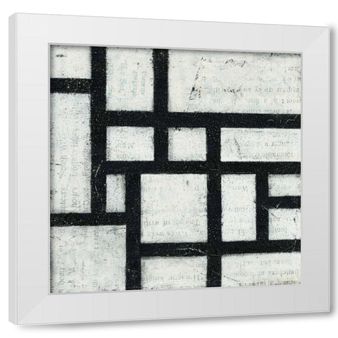 Labyrinth III White Modern Wood Framed Art Print by Hershey, Moira