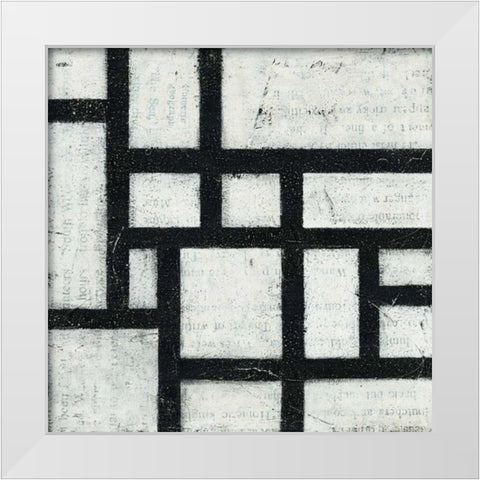 Labyrinth III White Modern Wood Framed Art Print by Hershey, Moira