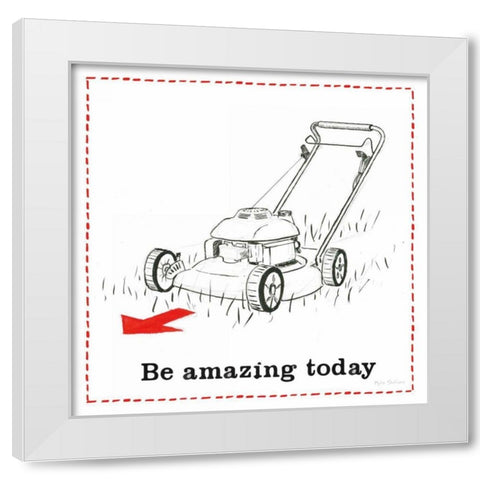 Home Improvement I White Modern Wood Framed Art Print by Sullivan, Myles