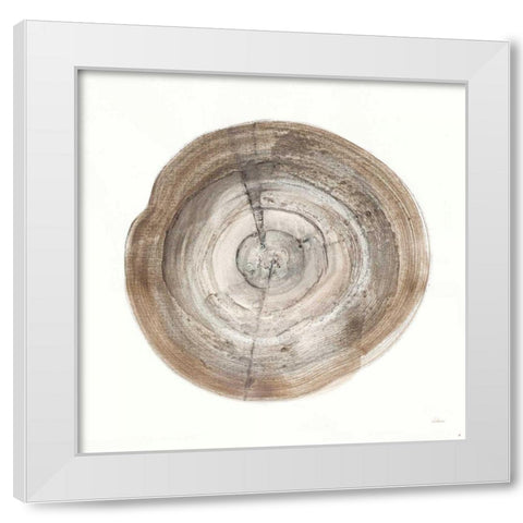 Counting the Years IV White Modern Wood Framed Art Print by Hristova, Albena