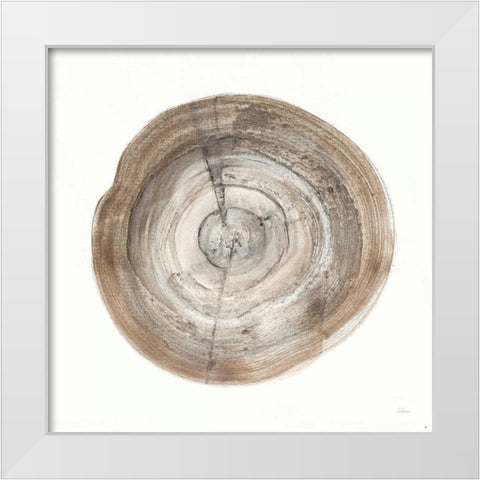 Counting the Years IV White Modern Wood Framed Art Print by Hristova, Albena