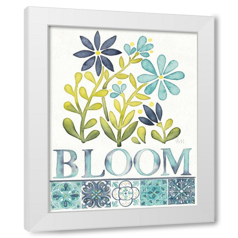 Garden Getaway Inspiration II White Modern Wood Framed Art Print by Marshall, Laura
