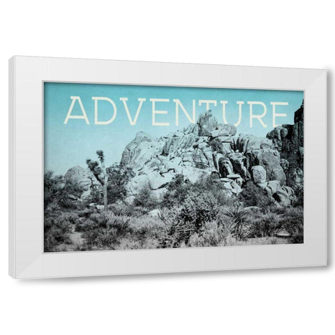 Ombre Adventure III Adventure White Modern Wood Framed Art Print by Urquhart, Elizabeth