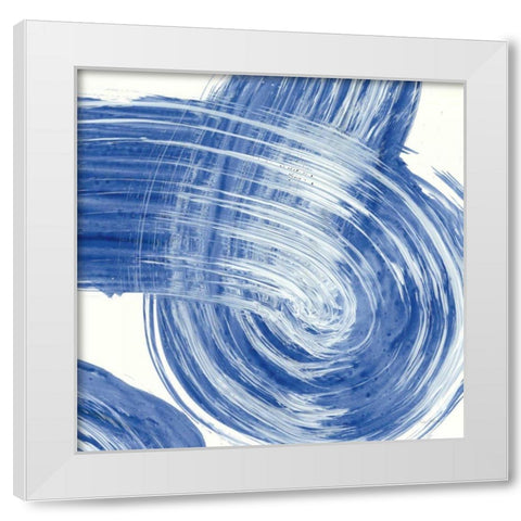 Swirl IV White Modern Wood Framed Art Print by Rhue, Piper
