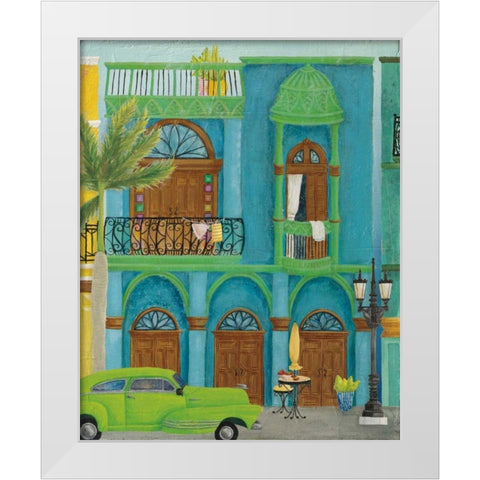 Havana IV White Modern Wood Framed Art Print by DeNeige, Elyse