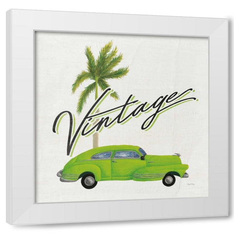 Havana VIII White Modern Wood Framed Art Print by DeNeige, Elyse