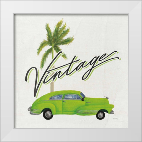 Havana VIII White Modern Wood Framed Art Print by DeNeige, Elyse