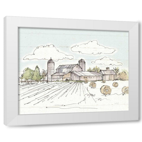 Farm Memories II Shiplap White Modern Wood Framed Art Print by Tavoletti, Anne
