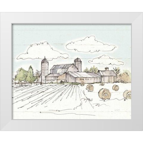 Farm Memories II Shiplap White Modern Wood Framed Art Print by Tavoletti, Anne