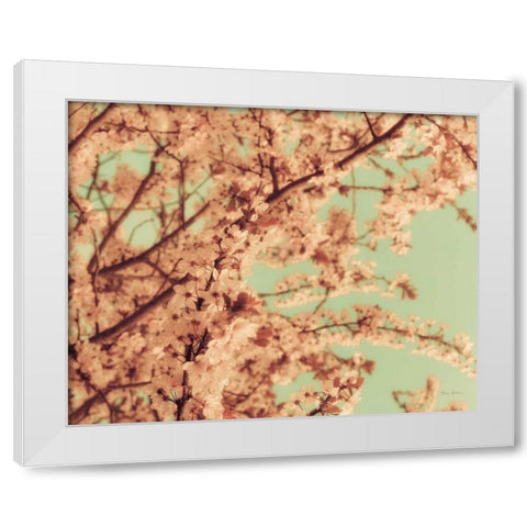 Kyoto White Modern Wood Framed Art Print by Bevan, Keri