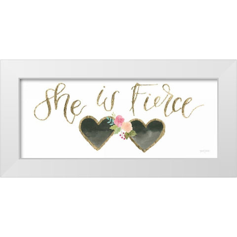 Girl Power VI White Modern Wood Framed Art Print by Jackson, Jenaya