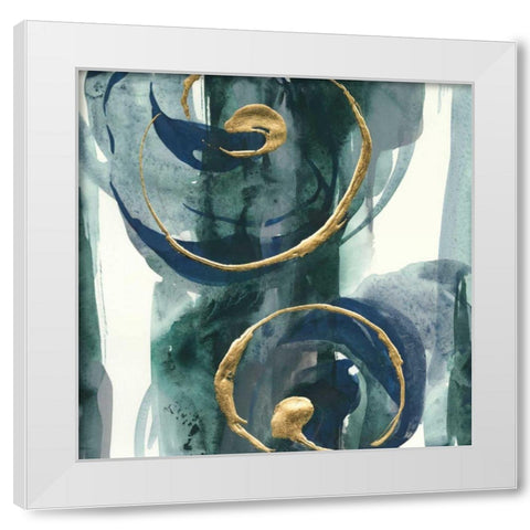 Jasper I White Modern Wood Framed Art Print by Paschke, Chris