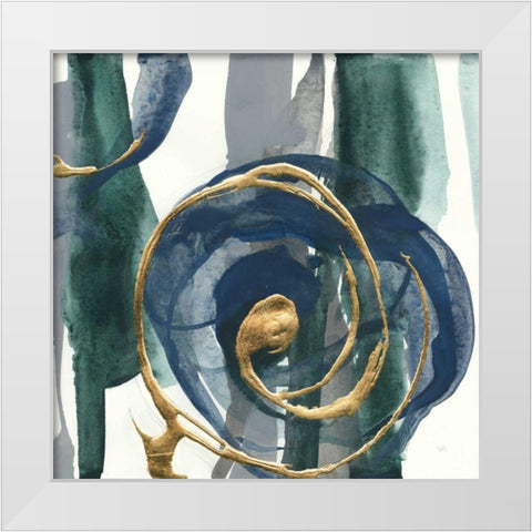 Jasper II White Modern Wood Framed Art Print by Paschke, Chris