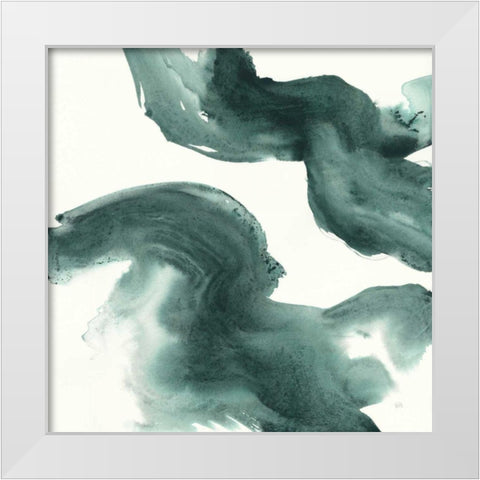 Jasper Wash II White Modern Wood Framed Art Print by Paschke, Chris
