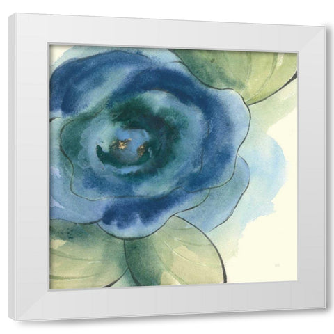 Wannabe Poppies III White Modern Wood Framed Art Print by Paschke, Chris