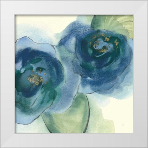 Wannabe Poppies IV White Modern Wood Framed Art Print by Paschke, Chris