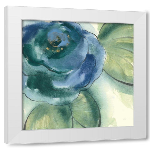 Wannabe Poppies V White Modern Wood Framed Art Print by Paschke, Chris