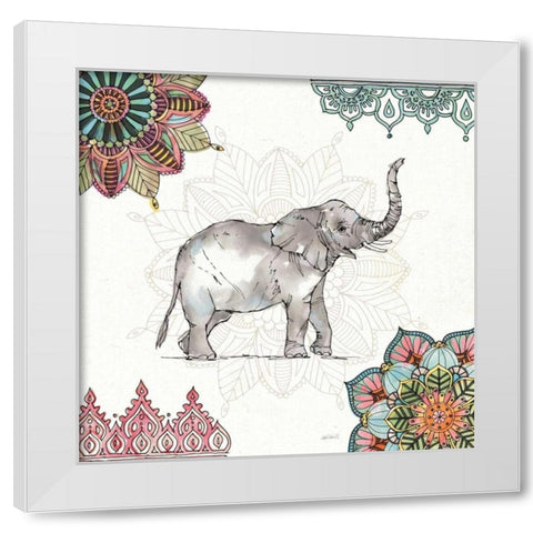 Mandala Morning III White Modern Wood Framed Art Print by Tavoletti, Anne