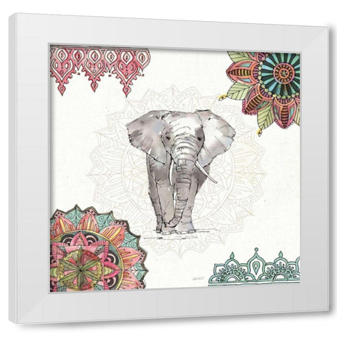 Mandala Morning IV White Modern Wood Framed Art Print by Tavoletti, Anne