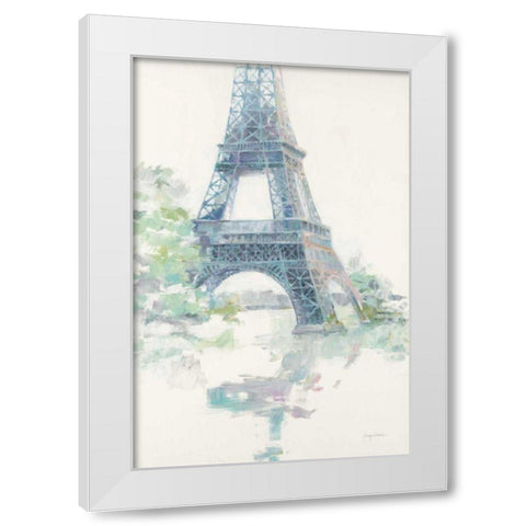Daybreak White Modern Wood Framed Art Print by Tillmon, Avery