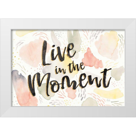 Meadow Breeze VI White Modern Wood Framed Art Print by Marshall, Laura