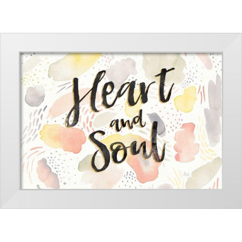 Meadow Breeze VII White Modern Wood Framed Art Print by Marshall, Laura