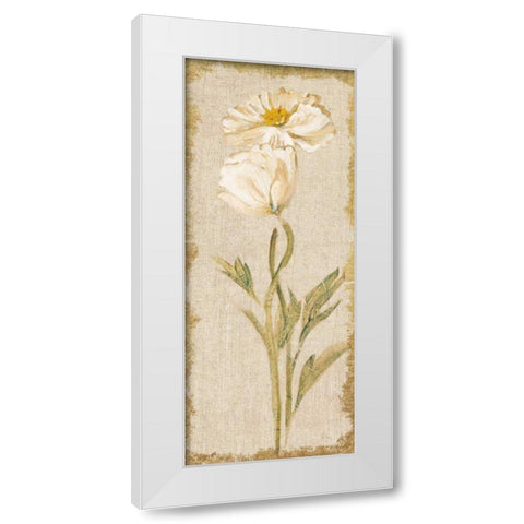 Cosmo Panel on White Vintage v2 White Modern Wood Framed Art Print by Blum, Cheri