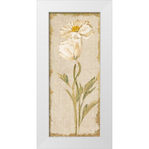 Cosmo Panel on White Vintage v2 White Modern Wood Framed Art Print by Blum, Cheri