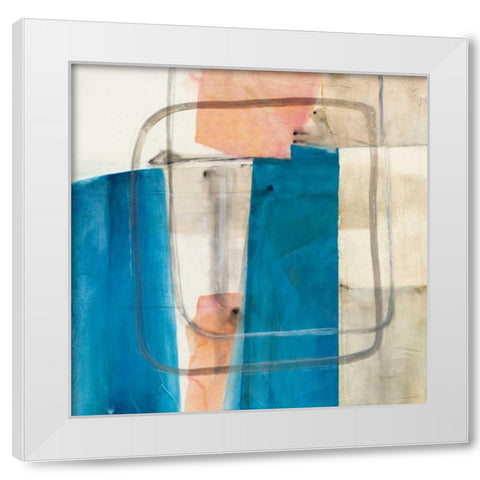 Passage I v2 White Modern Wood Framed Art Print by Schick, Mike