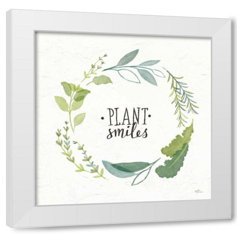 Fine Herbs II White Modern Wood Framed Art Print by Penner, Janelle