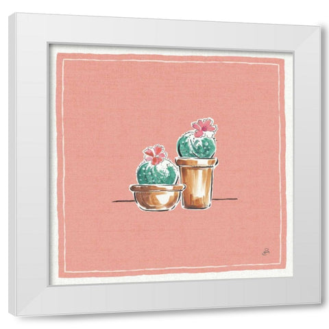 Desert Bloom XI White Modern Wood Framed Art Print by Brissonnet, Daphne