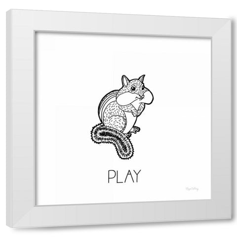 Color the Forest VII Play White Modern Wood Framed Art Print by DeNeige, Elyse