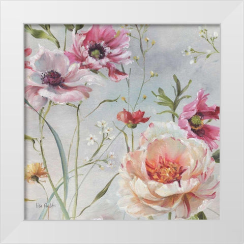 Antique Garden III White Modern Wood Framed Art Print by Audit, Lisa