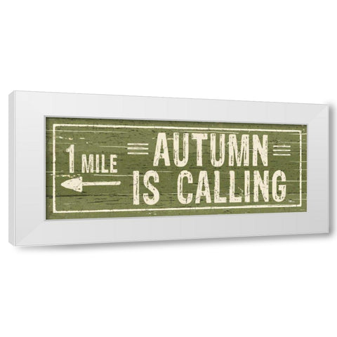 Harvest Signs IV White Modern Wood Framed Art Print by Pela Studio
