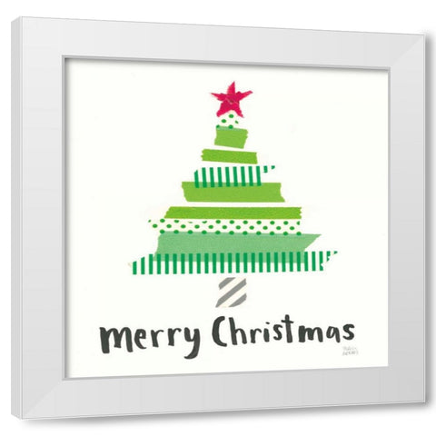 Joyful Season I White Modern Wood Framed Art Print by Averinos, Melissa