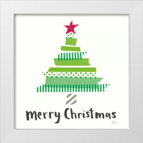 Joyful Season I White Modern Wood Framed Art Print by Averinos, Melissa