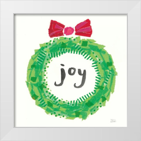 Joyful Season IV White Modern Wood Framed Art Print by Averinos, Melissa