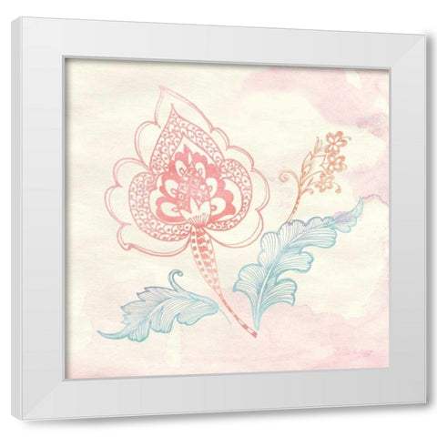 Eastern Boho II White Modern Wood Framed Art Print by Wild Apple Portfolio