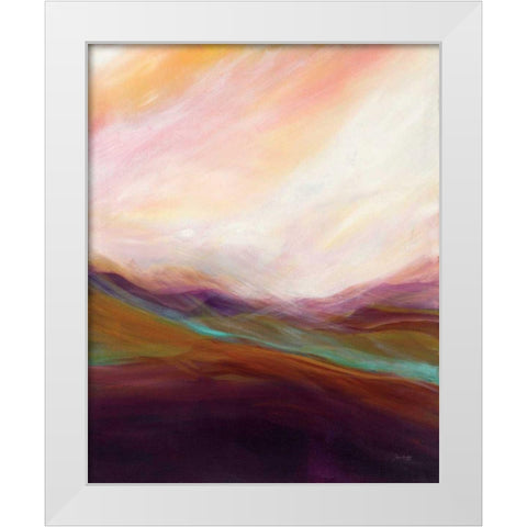 The Dunes White Modern Wood Framed Art Print by Griggs, Jan