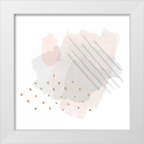 Lovely Blush I White Modern Wood Framed Art Print by Hershey, Moira