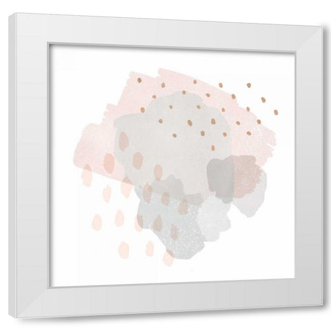 Lovely Blush II White Modern Wood Framed Art Print by Hershey, Moira