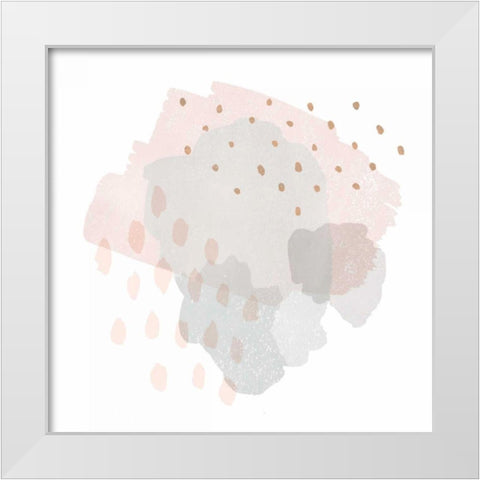 Lovely Blush II White Modern Wood Framed Art Print by Hershey, Moira