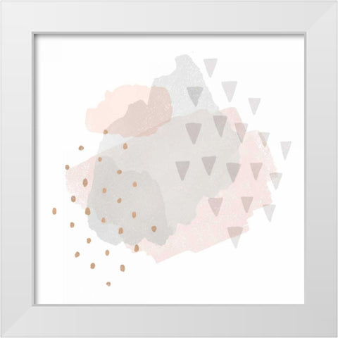 Lovely Blush IV White Modern Wood Framed Art Print by Hershey, Moira