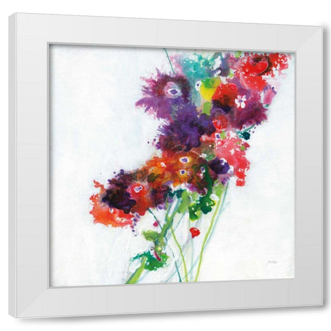 Growing Wild White Modern Wood Framed Art Print by Griggs, Jan