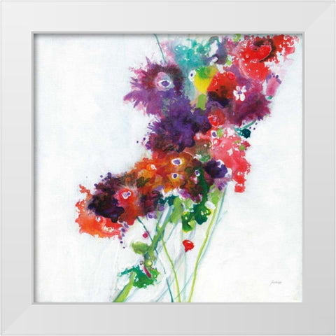 Growing Wild White Modern Wood Framed Art Print by Griggs, Jan