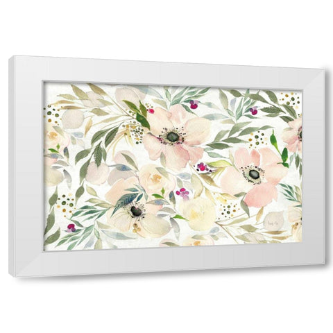 The Joy of White White Modern Wood Framed Art Print by Rice, Kristy