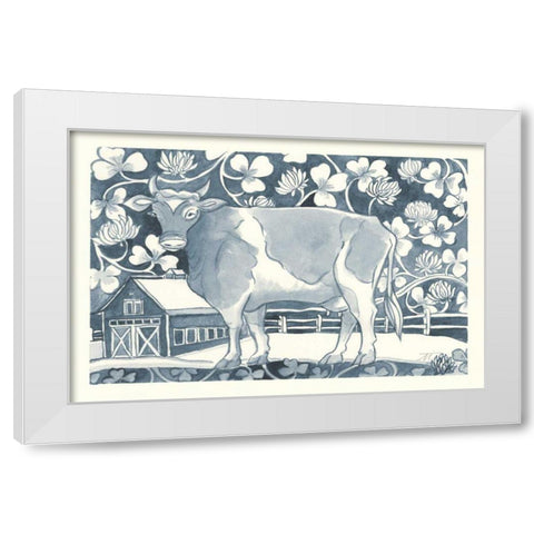 Farm Life II White Modern Wood Framed Art Print by Thomas, Miranda
