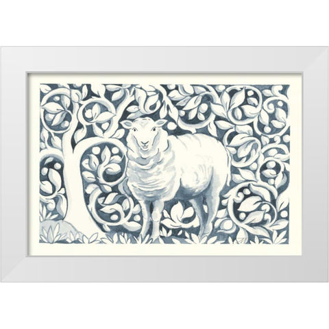 Farm Life V White Modern Wood Framed Art Print by Thomas, Miranda