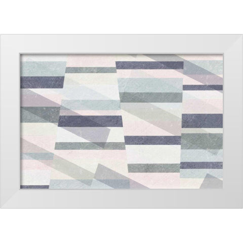 Pastel Reflections I White Modern Wood Framed Art Print by Hershey, Moira